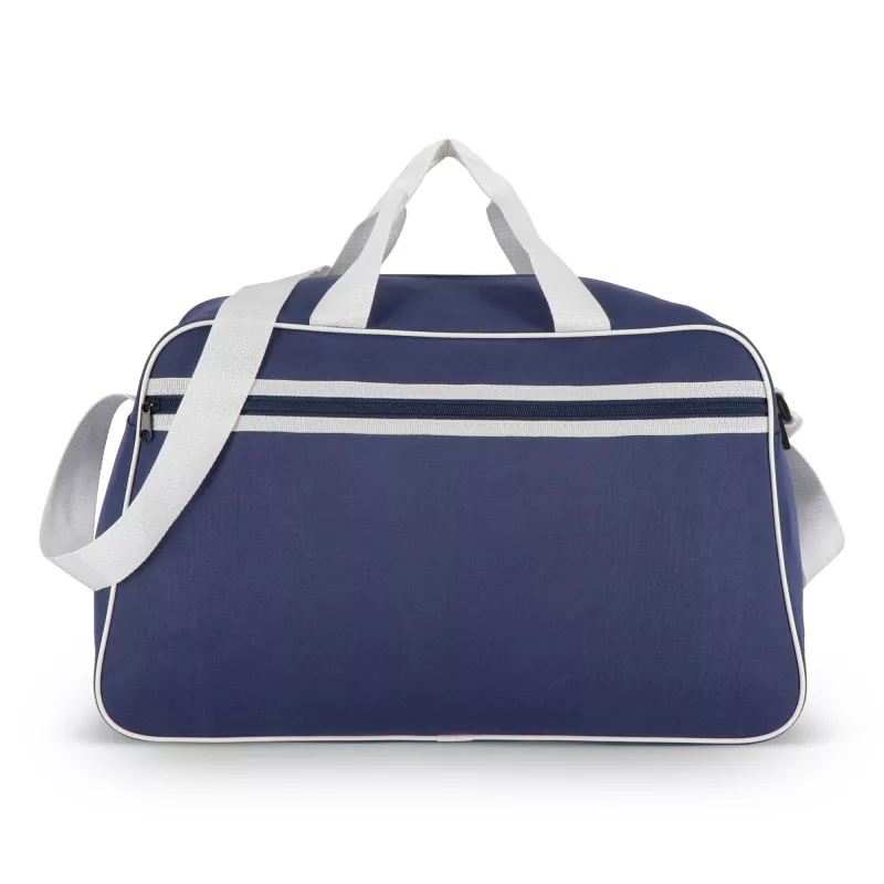 Torba sportowo-podróżna R-PET 600D 48 x 25 x 28 cm 30 l - niebiesko / biały (LT95366-N1101)