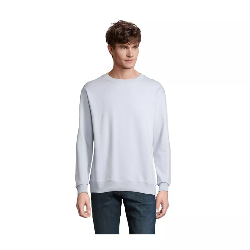 Bluza unisex bez kaptura 280 g/m² Sol's COLUMBIA - Creamy Blue (S03814-CY)