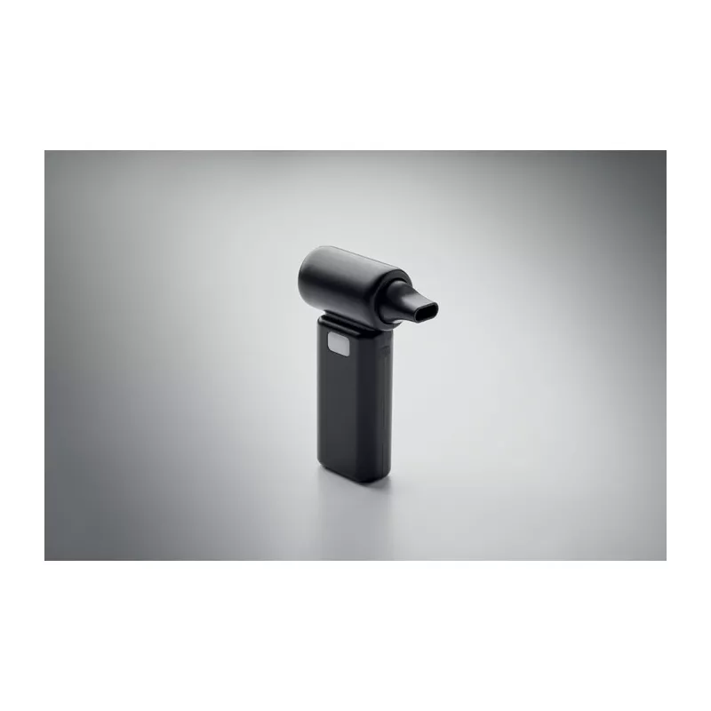 Wentylator przenośny turbo z LED TECHMATE BAMBOO - Czarny (MO2650-03)