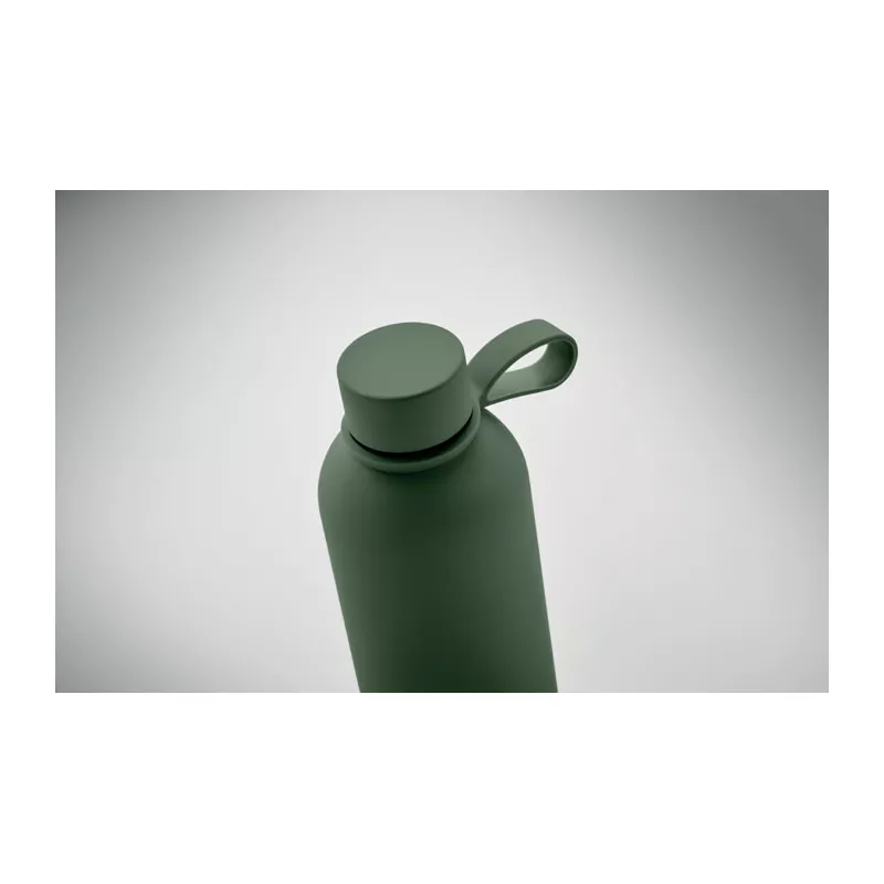 Butelka termiczna ze stali z recyklingu 500 ml EMERALD - Ciemnozielony (MO2315-60)