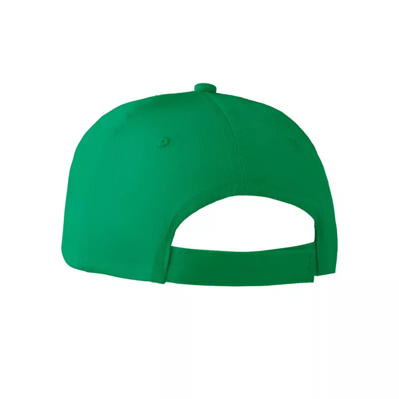Czapka z daszkiem bawełniana 160 g/m² BASIE APOLLO - Zielony (MO8834-09)