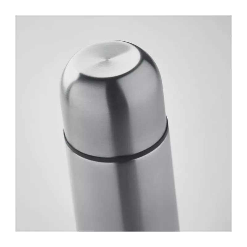 Termos ze stali z recyklingu 500 ml MAHUA - Srebrny Mat (MO2109-16)
