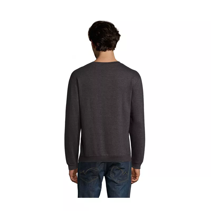 Bluza męska z okrągłym dekoltem 260 g/m² Sol's SPIDER - Charcoal Melange (S01168-CE)