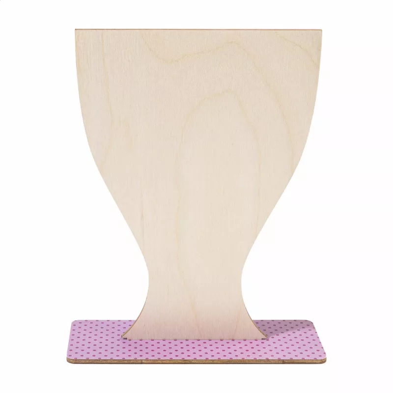 Wlobor personalizowane drewniane trofeum, gwiazda - naturalny-a (AP715068-B)