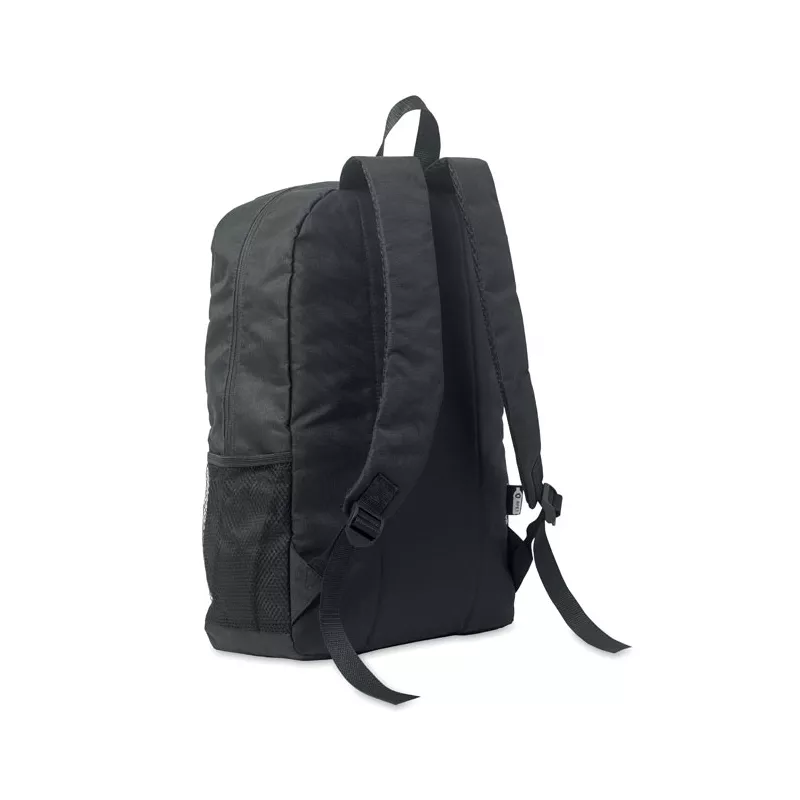 Plecak RPET 600D ze sznurkiem HIGE - Czarny (MO2491-03)