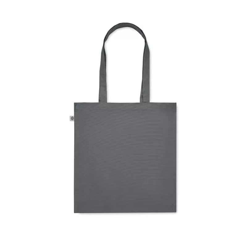 Torba z bawełny organicznej 220 g/m² BENTE COLOUR - Kamienny Szary (MO2197-15)