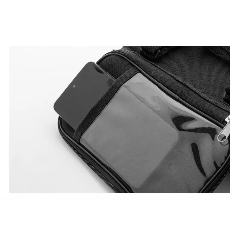 Velofon Plus Torba na telefon komórkowy do roweru RPET - czarny (AP800047-10)