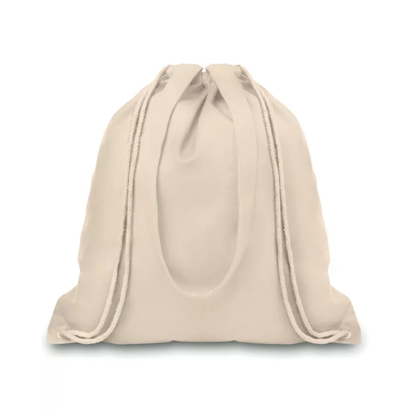 Torba płócienna ze sznurkiem 220 g/m² MOIRA - Bezowy (MO9040-13)