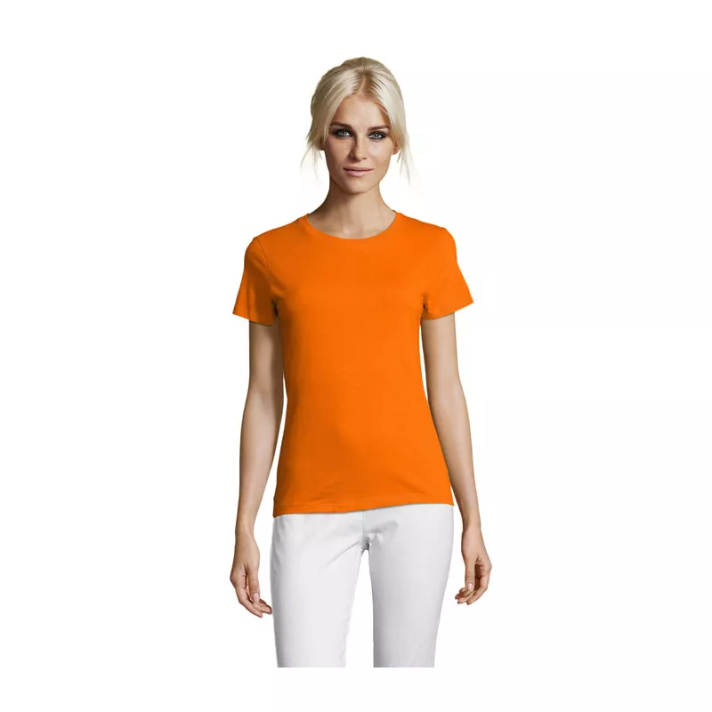 Koszulka damska dopasowana 150 g/m² Sol's REGENT WOMEN - Pomaranczowy (S01825-OR)