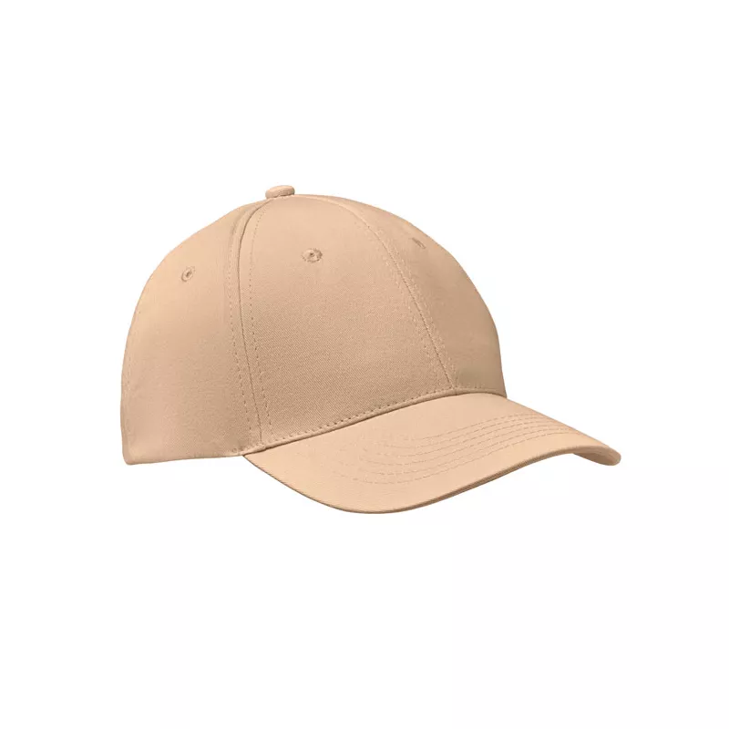 Czapka z daszkiem bawełniana 160 g/m² BASIE APOLLO - Kosc Sloniowa (MO8834-53)