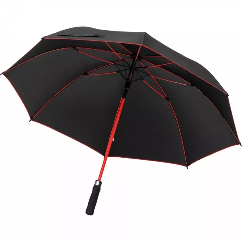 Parasol automatyczny ø120 cm SIBYLLE - czerwony (4391005)