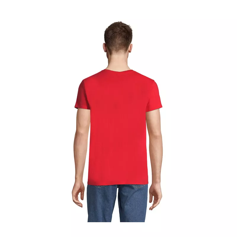 Koszulka męska organiczna 175 g/m² Sol's PIONEER MEN - Bright Rojo (S03565-BT)