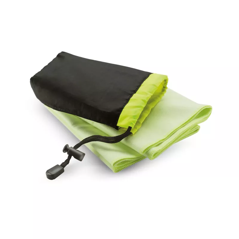 Ręcznik sportowy 40x80 cm w etui DRYE - Zielony (KC6333-09)