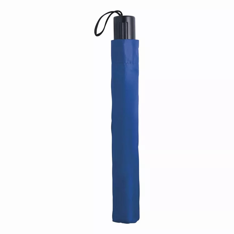 Parasol składany bez automatu REGULAR - biały, niebieski (56-0101112)