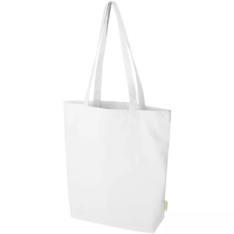 Odisha organiczna torba na zakupy z certyfikatem OCS o gramaturze 270 g/m², 10 l  - Biały (12078601)