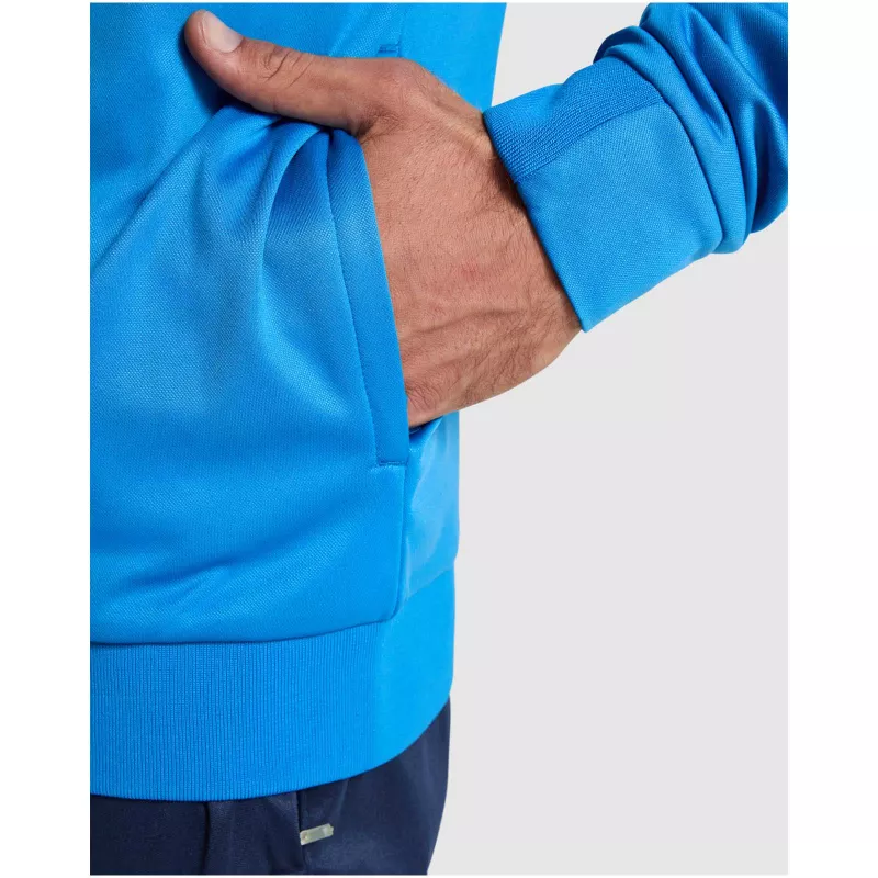 Męska bluza Valier z zamkiem błyskawicznym na całej długości - Fluor Yellow (R0437-FLYELLOW)