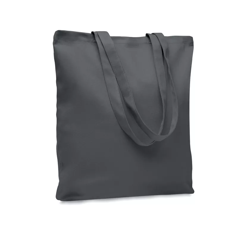 Torba bawełniana na zakupy 270 g/m² RASSA COLOURED - Kamienny Szary (MO6442-15)