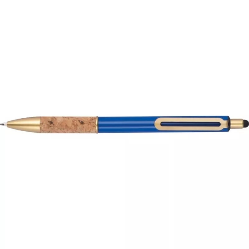 Długopis metalowy touch pen CAPRI - niebieski (369004)