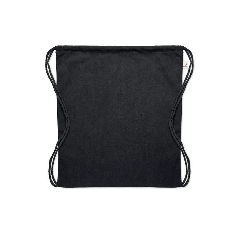 Worek z recyklingu 140 g/m² CABETRI COLOUR - Czarny (MO2402-03)