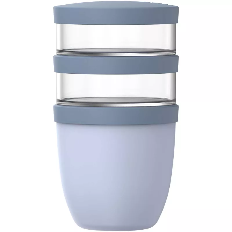 Mepal Ellipse 3-częściowy izolowany pojemnik na lunch o pojemności 500 ml + 2 x 200 ml - Niebieski (11314352)