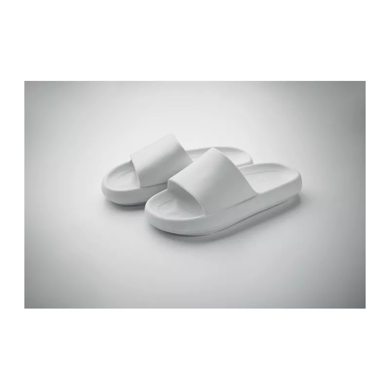 Klapki basenowe unisex z EVA rozmiar 40–41 EVASLIDE - Bialy (MO2897-06)