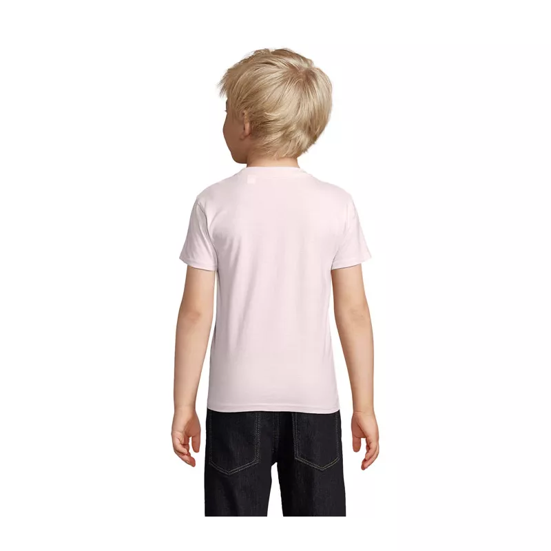 Koszulka organiczna 150 g/m² Sol's CRUSADER KIDS - Pale Pink (S03580-PP)
