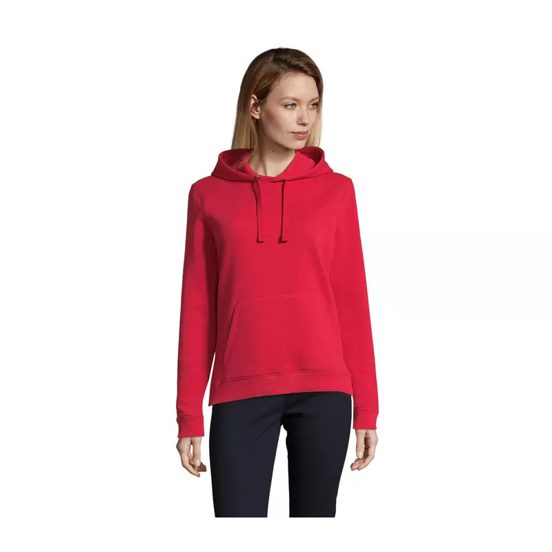 Bluza damska z kapturem 280 g/m² Sol's SPENCER WOMEN - Czerwony (S03103-RD)