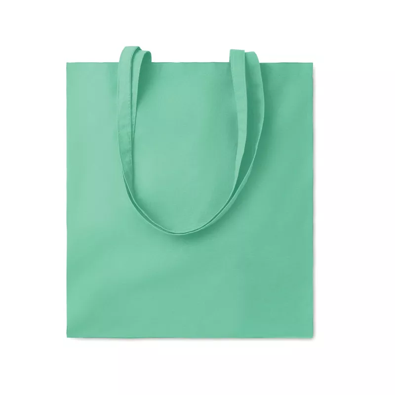 Torba bawełniana 38x42 cm 140 g/m² COTTONEL COLOUR + - Miętowy Zielony (MO9268-77)