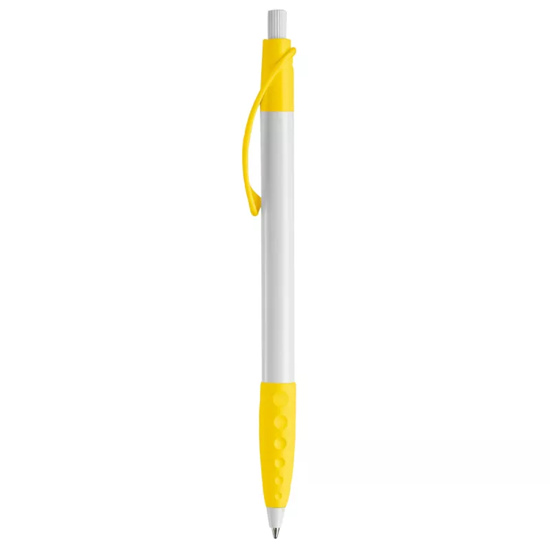 Długopis plastikowy (ABS) Cosmo - biało / żółty (LT87622-N0141)