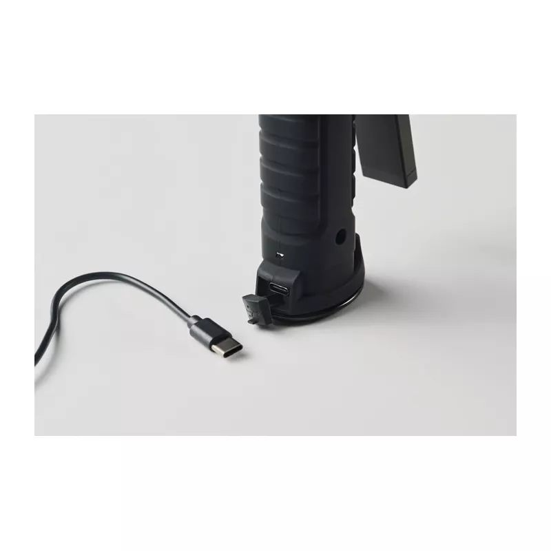 Lampa akumulatorowa obrotowa 1200 mAh ROTATE - Czarny (MO2834-03)