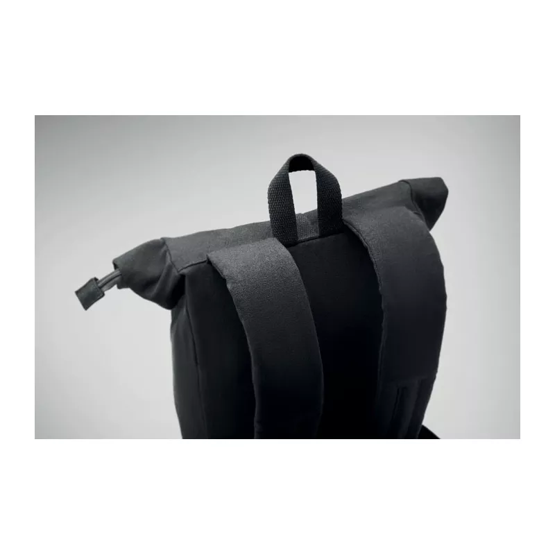 Plecak rolltop na laptop 15" 340 g/m² KOPER ROLL - Czarny (MO2400-03)