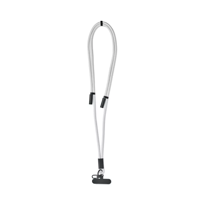 Smycz do telefonu z kablem 60W USB-C COCHARGE - Bialy (MO2618-06)