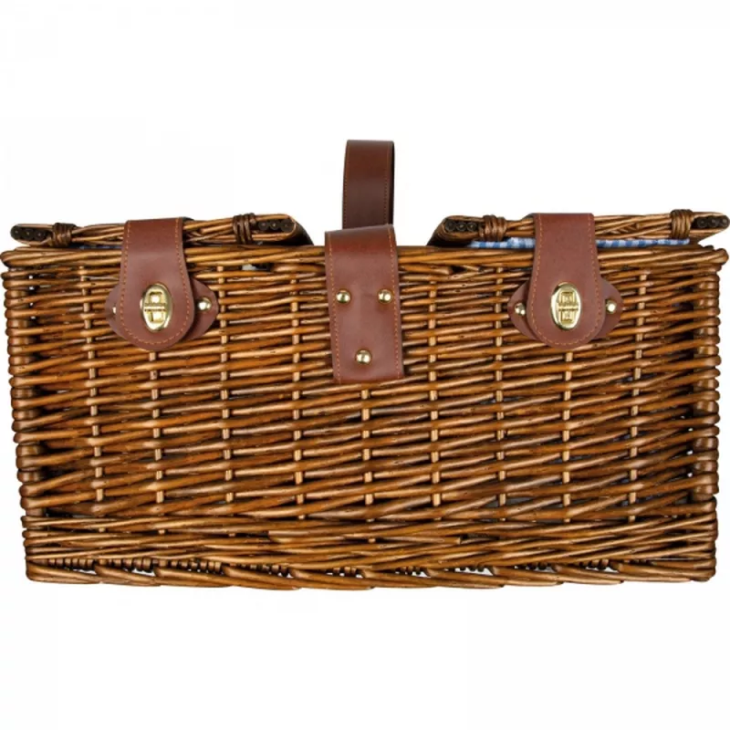 Kosz piknikowy dla 4 osób GILLIAN - brązowy (6127601)