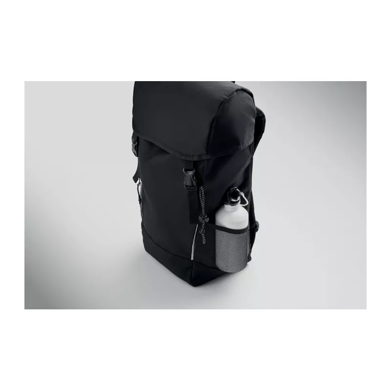 Plecak z RPET na laptop 15" 15 l SIENA - Czarny (MO3103-03)