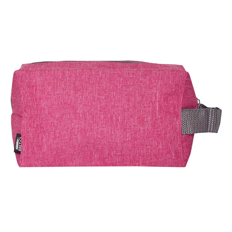 Kosmetyczka CANNES z poliestru z recyklingu (rPET) - ciemnoróżowy (56-0810552)