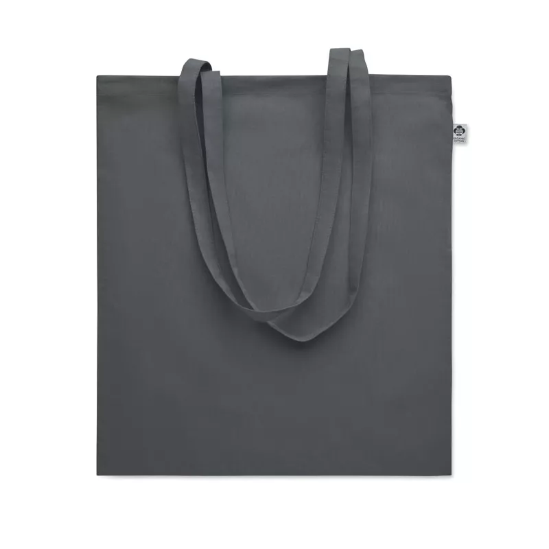Torba na zakupy z bawełny organicznej 180 g/m² ONEL - Kamienny Szary (MO6711-15)