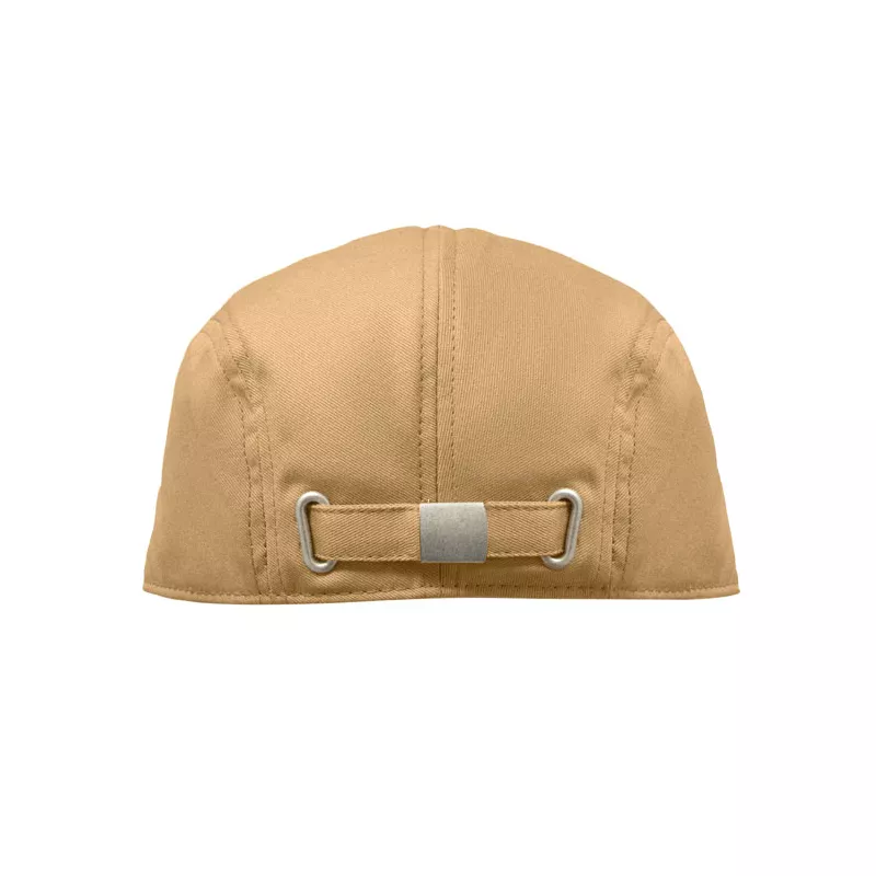 Czapka kaszkiet z bawełny twill 235 g/m² FLAT PEAK - Khaki (MO2850-39)