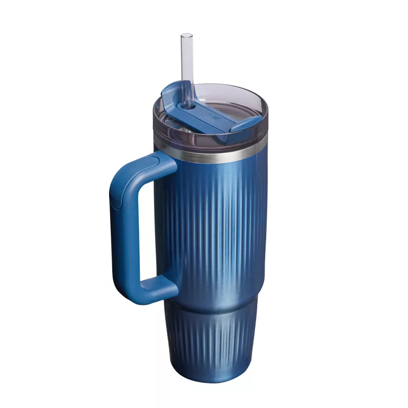 Kubek Quencher Termiczny H2.O Fluted Tumbler 0,89L - LIMITED EDITION - Glacial Blue Shine (10130030117)
