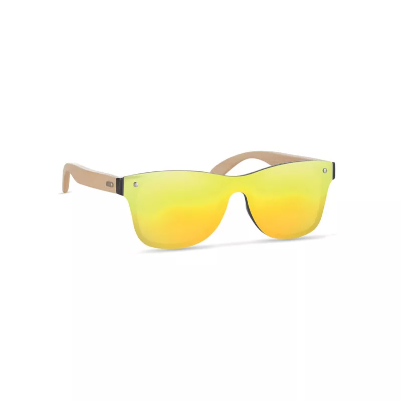 Okulary przeciwsłoneczne lustrzane UV400 ALOHA - Zólty (MO9863-08)
