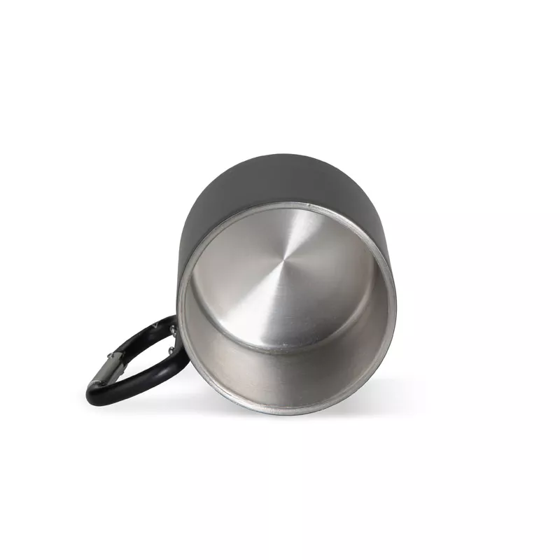 Kubek z recyklingowanej stali nierdzewnej VIVO 250 ml - czarny (16405-02)