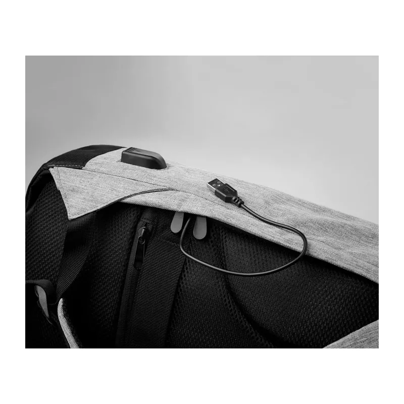 Plecak antykradzieżowy na laptopa 13" BERLIN - Szary (MO9294-07)