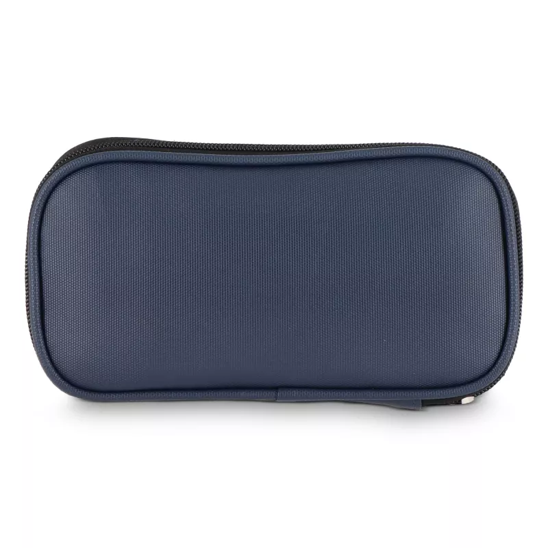 Torba organizacyjna Kyra 210D z powłoką PU z rPET, 20 x 11,5 x 2 cm - ciemnoniebieski (LT95326-N0010)