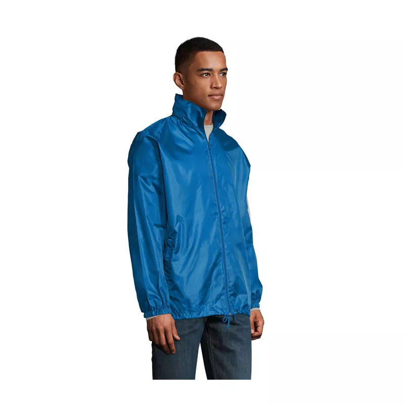 Wiatrówka unisex z kapturem 210 g/m² Sol's SHIFT - Niebieski (S01618-RB)