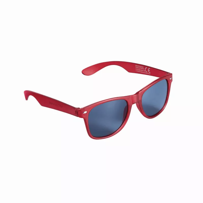 Okulary przeciwsłoneczne POPULAR - czerwony (56-0603070)