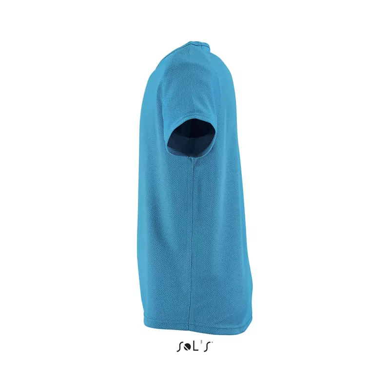 Koszulka sportowa dziecięca 140 g/m² Sol's SPORTY KIDS - Aqua (S01166-AQ)
