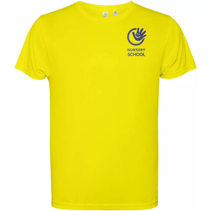 Estoril short sleeve kids t-shirt - Fluor Yellow (K0430-FLYELLOW)