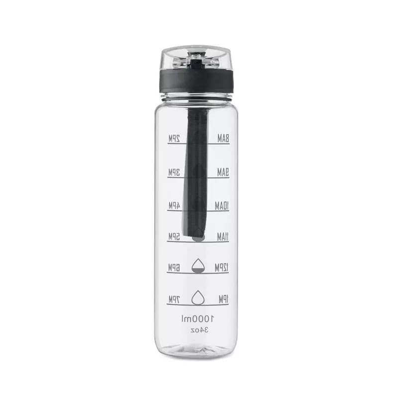 Butelka sportowa RPET 1000 ml ISFORDEN MARK - Przezroczysty (MO2672-22)