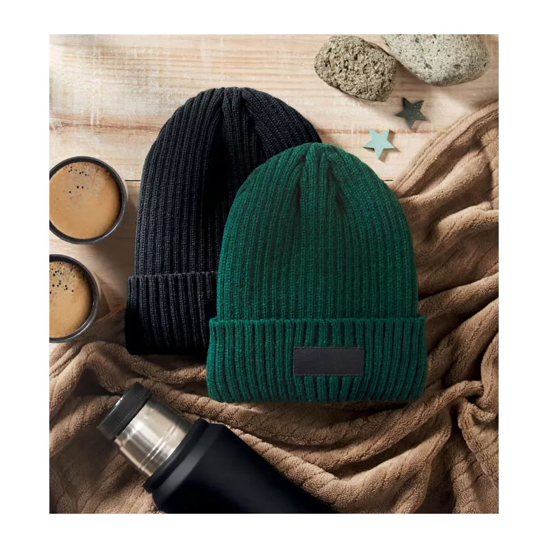 Czapka zimowa unisex z izolacją 3M ANVIK - Ciemnozielony (MO2700-60)