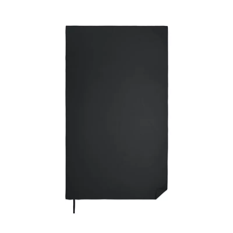 Ręcznik sportowy z mikrofibry 70x120 cm ATOLL 70 - Czarny (MO2762-03)