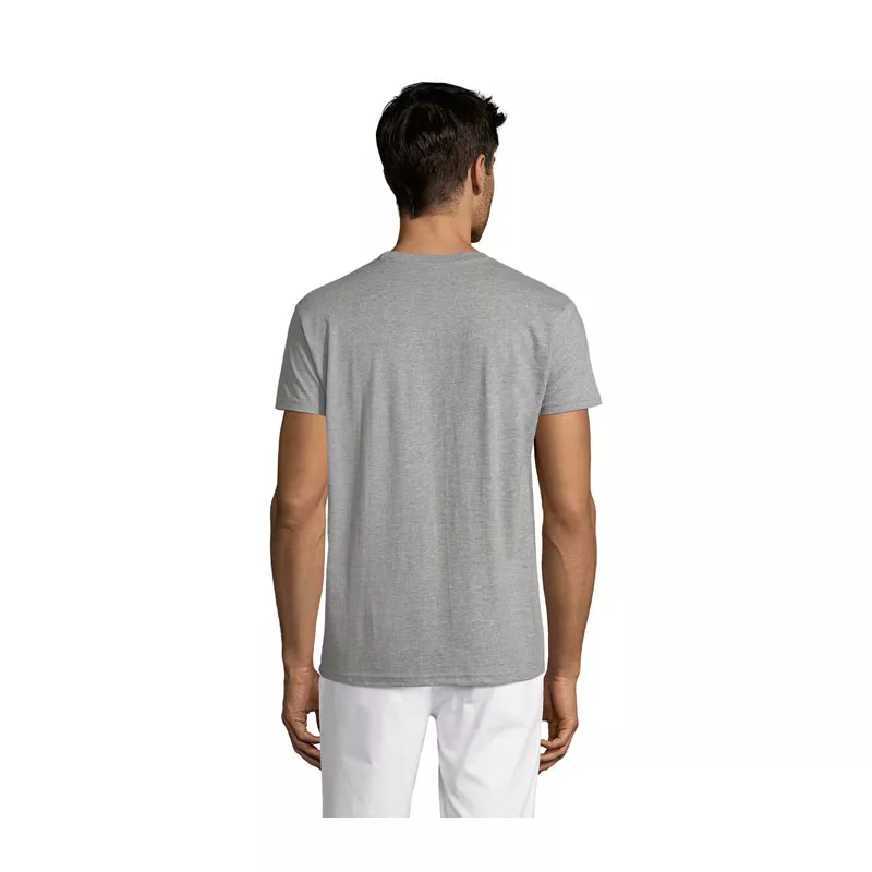 Koszulka unisex bawełniana 150 g/m² Sol's REGENT - Szary Melanż (S11380-GM)